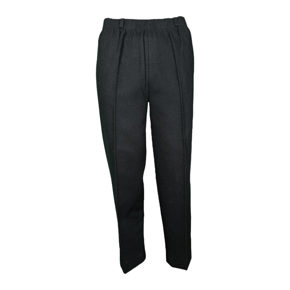 Item Eyes Vintage women size 12 Black wool high rise dress pants